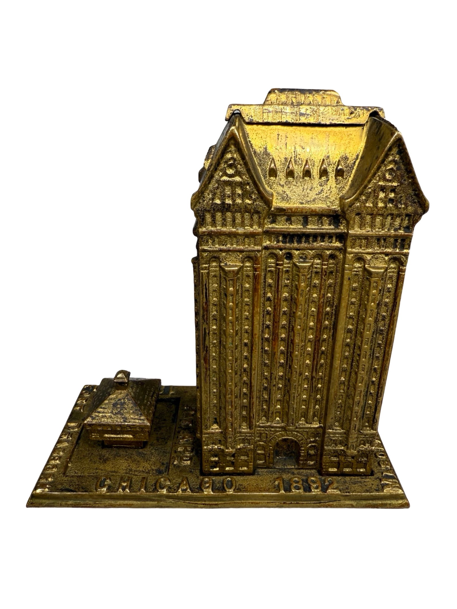 Masonic Temple in Chicago - A Scarce Brass Specimen (1 of 7)