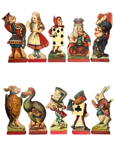 Alice in Wonderland Ten Pin Set