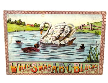 White Sawn ABC Blocks