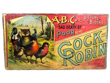 The Sad Death of Poor Cock Robin ABC Picture Blocks