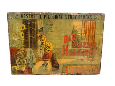 Old Mother Hubbard Pictorial Picture Blocks