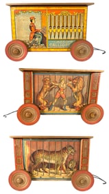 Reed's Circus Train - Rare Paper Litho Toy