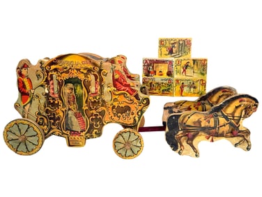 Cinderella Coach - Paper Litho Toy