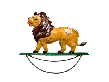 Lion on Rocking Wire Base
