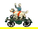 Boy Riding Dog Platform Toy