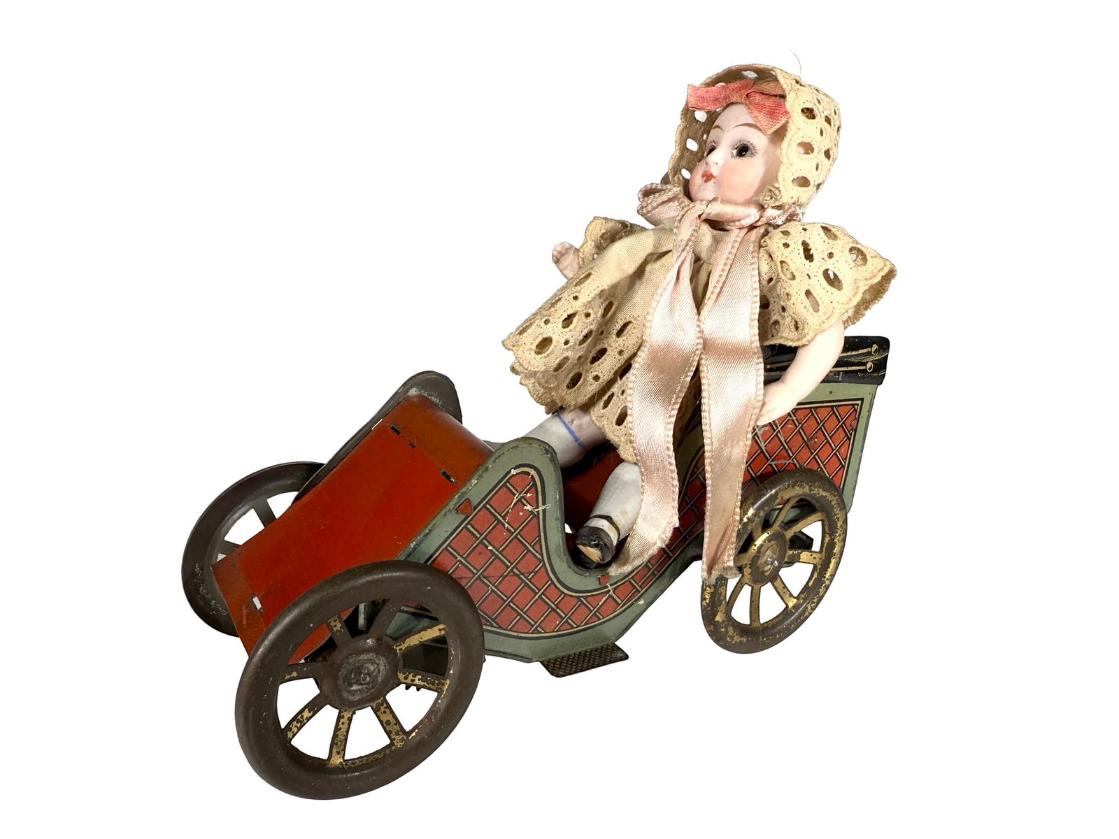 Early Tin Auto with Doll (1 of 8)