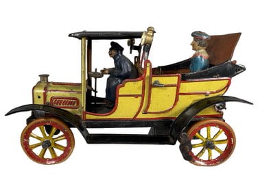 Early Chauffeur Driven Laudelette Finished in Cream, Black and Red