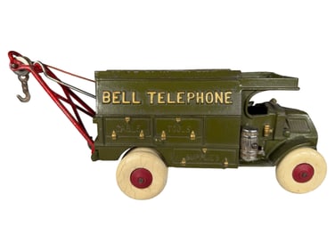 Green Bell Telephone Truck Complete with Original Winch