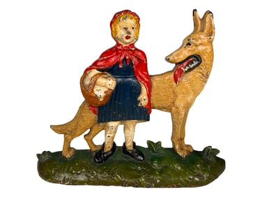 Little Red Riding Hood - Cast Iron Door Stop