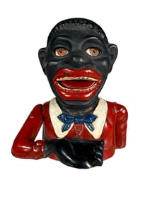 Black Americana Bank - Cast Iron Mechanical Bank