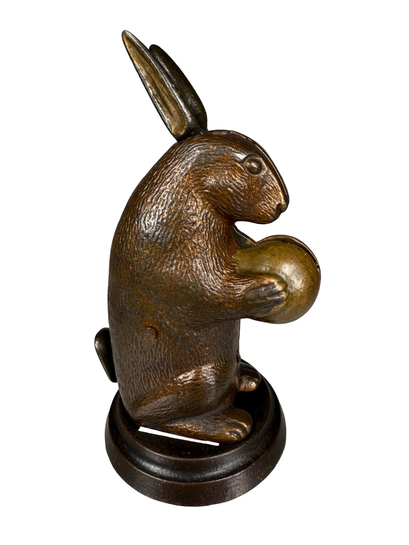 Small Standing Rabbit - Cast Iron Mechanical Bank (1 of 5)