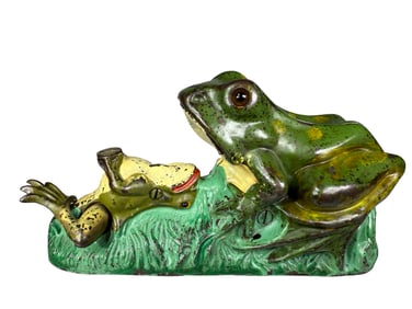 Two Frogs - Cast Iron Mechanical Bank