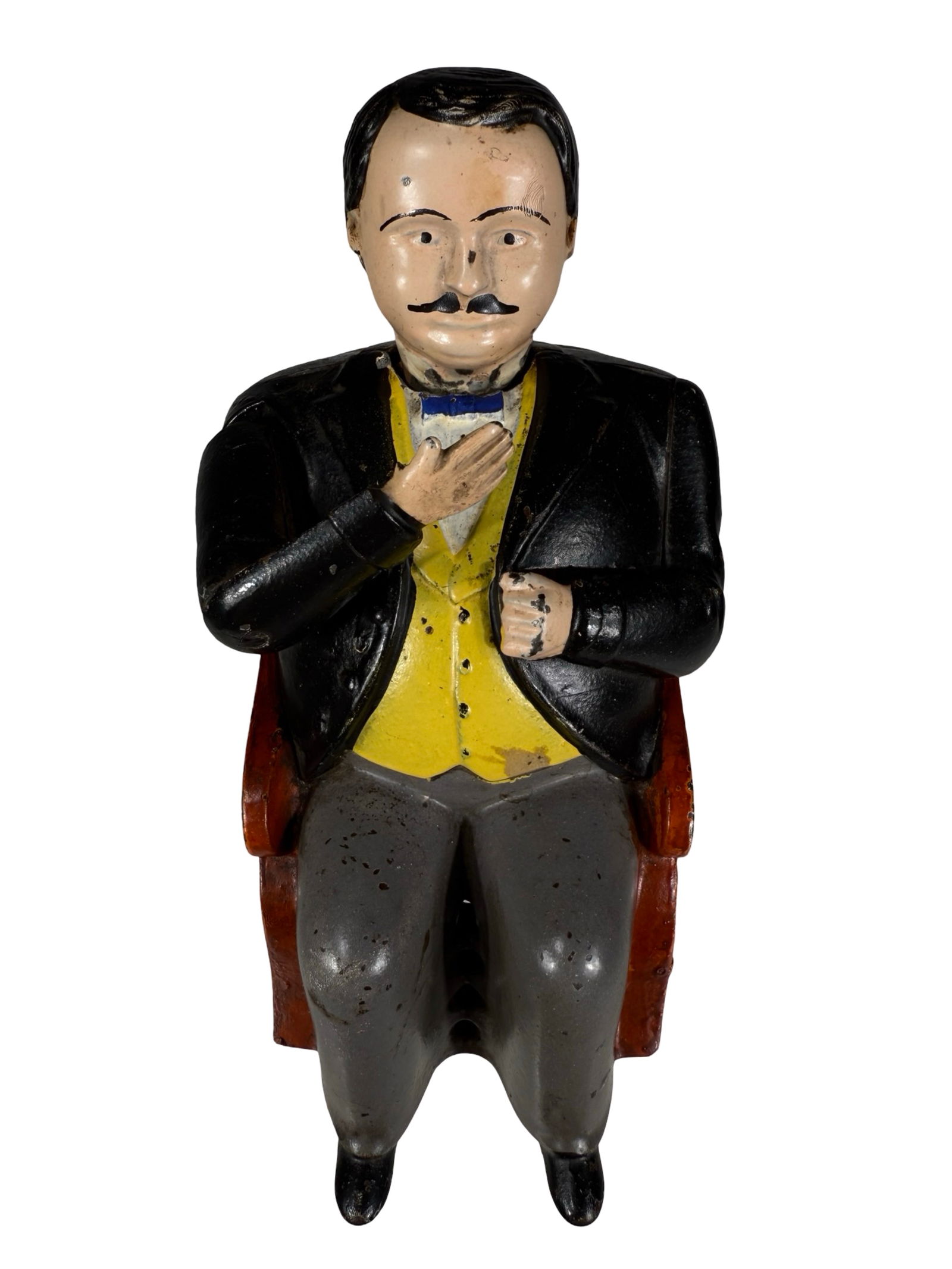 Boss Tweed Tammany Bank - Painted Black Jacket & Gray Pants (1 of 7)