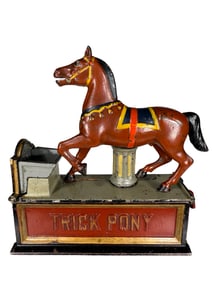 Trick Pony - Cast Iron Mechanical Bank