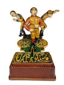 The Calamity - Cast Iron Mechanical Bank