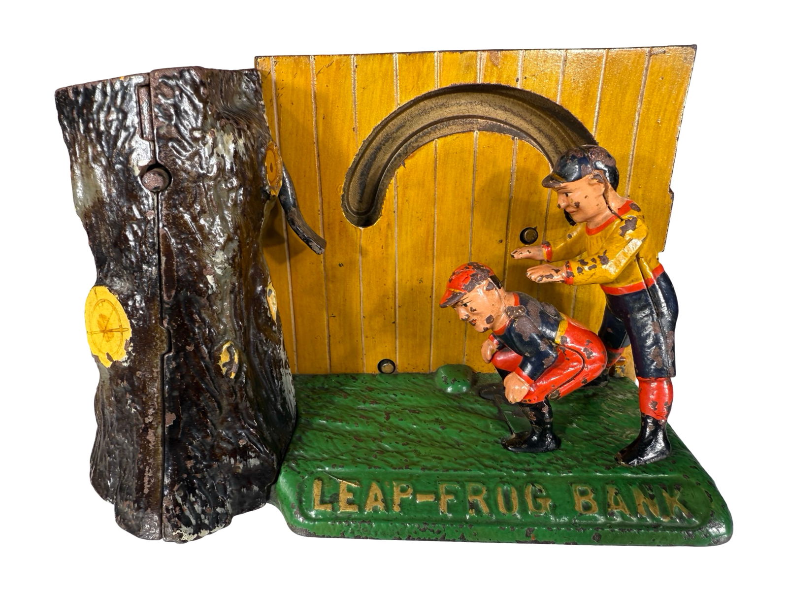 Leap Frog - Cast Iron Mechanical Bank (1 of 9)