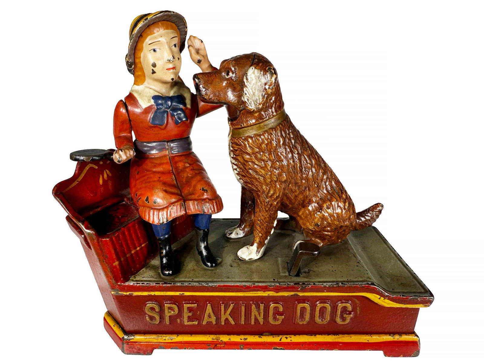 Speaking Dog - Cast Iron Mechanical Bank (1 of 12)