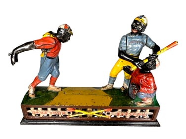 Darktown Battery - Cast Iron Mechanical Bank