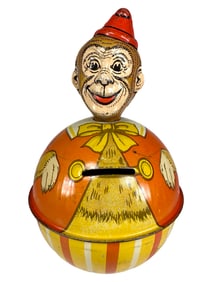 Monkey Roly Poly - Tin Bank