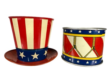 Two Patriotic Tin Banks
