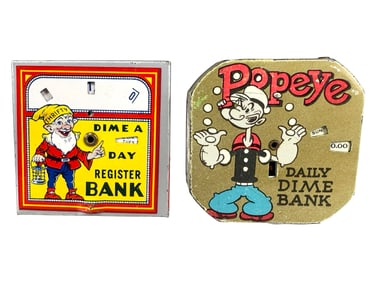 Two Dime Registering Banks