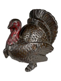 Turkey - Large - Cast Iron Bank