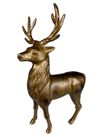 Stag - Large - Cast Iron Bank