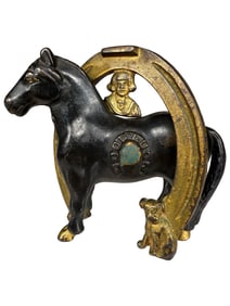 Good Luck Horseshoe - Cast Iron Bank