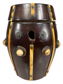 Decorated Barrel Bank