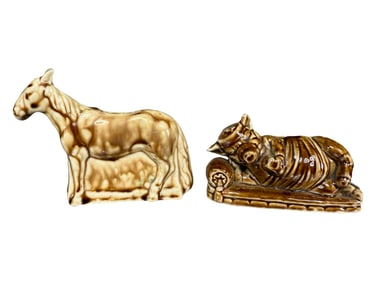 Ceramic Horse & Cow Banks
