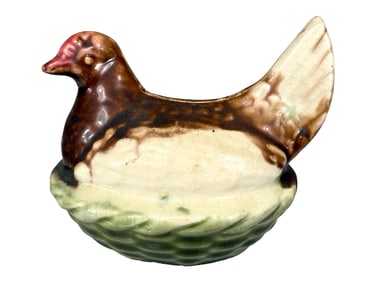 Hen on Nest Ceramic Bank