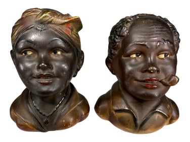 Man & Woman Bust Banks