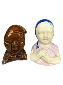 Two Ceramic People Banks