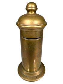 Brass English Postal Box Bank