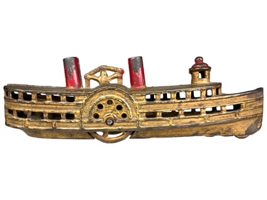 Paddlewheel Boat - Cast Iron Bank