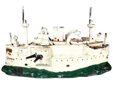 Battleship Iowa - Cast Iron Bank