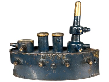 Battleship Maine - Large - Cast Iron Bank