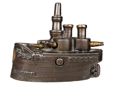 Battleship Oregon - Small - Cast Iron Bank