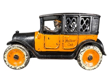 Yellow Cab - Cast Iron Bank