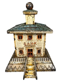 Bank on Stepped Base - Cast Iron Version