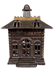 State Bank with Unusual Finial Cap