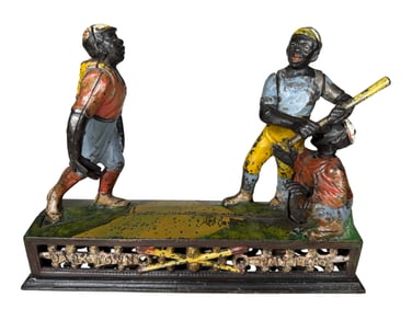 Darktown Battery - Cast Iron Mechanical Bank