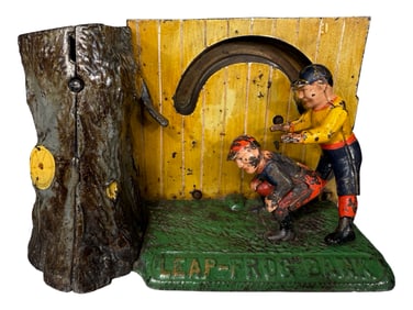 Leap Frog - Cast Iron Mechanical Bank