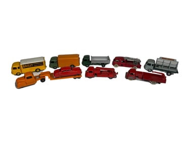 Eight Diecast Trucks