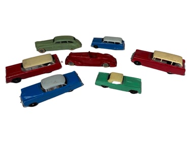 Seven Tootsie Toy Vehicles