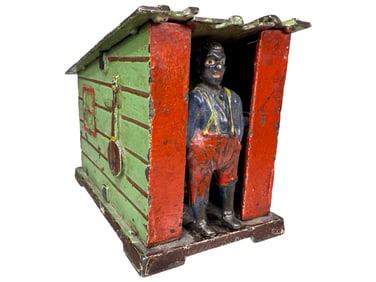 Cabin - Cast Iron Mechanical Bank