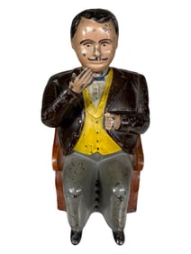 Tammany Bank with Brown Coat