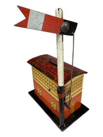 Signal Cabin - Tin Mechanical Bank