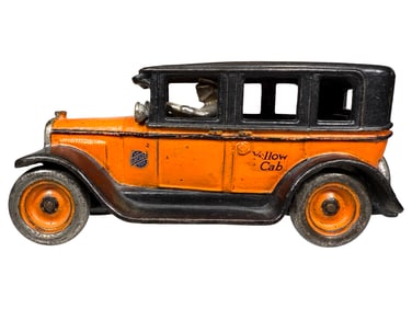 Yellow Cab, Buick - Cast Iron Bank