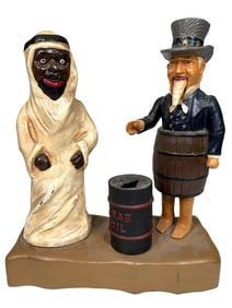 Uncle Sam & Arab - Cast Iron Mechanical Bank